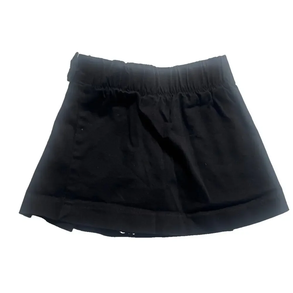 The Children’s Place Girls Black Skort Skirt Shorts Elastic Waist Size 3T